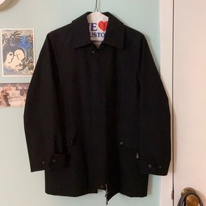MaxMara Black Raincoat
